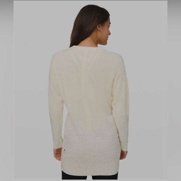 Lululemon Restful Intention Sweater in Angel Wing / Heathered Light Ivory - Picture 5 of 14